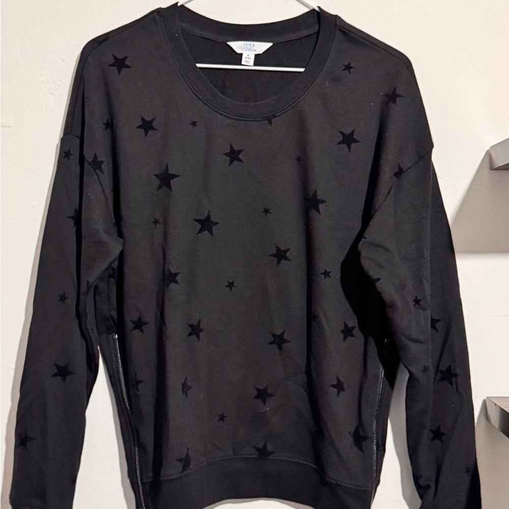 Black Sweatshirt with Stars